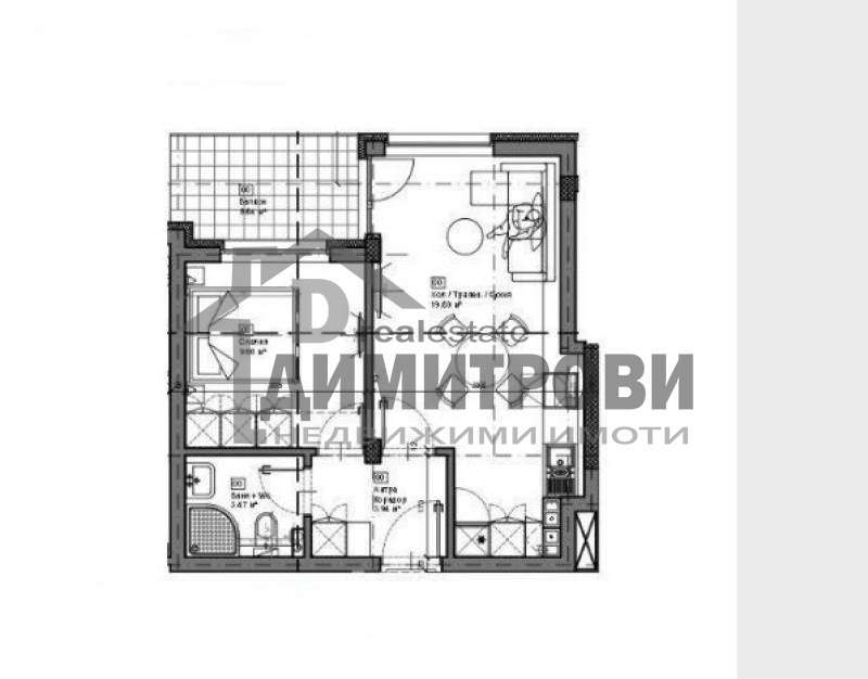 Продава 2-стаен апартамент,…