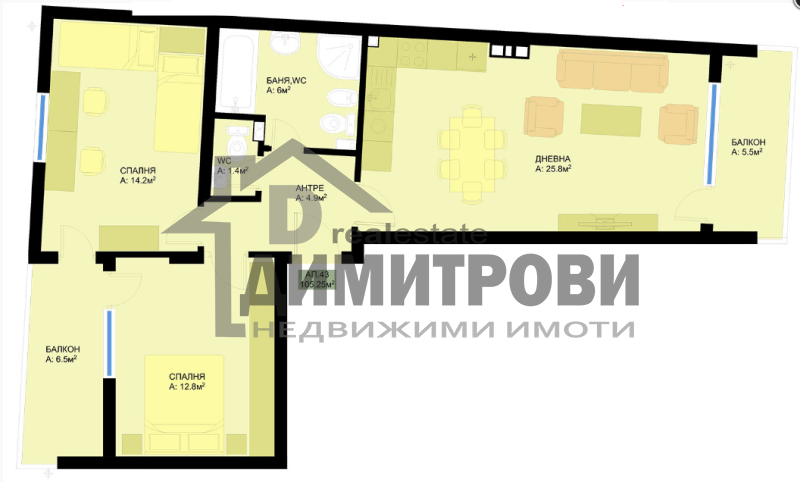 Продава 3-стаен апартамент,кв.Победа